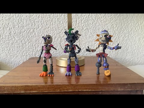 Official Five Nights at Freddy's Security Breach Ruin action figures