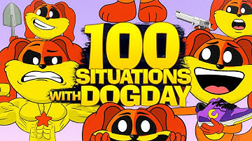 100 SITUATIONS with DOGDAY | Smiling Critters with Poppy Playtime | 💛 BEST FUNNY memes (Animation)