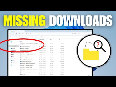 How To Fix Downloaded Files Not Showing Up in Windows 11