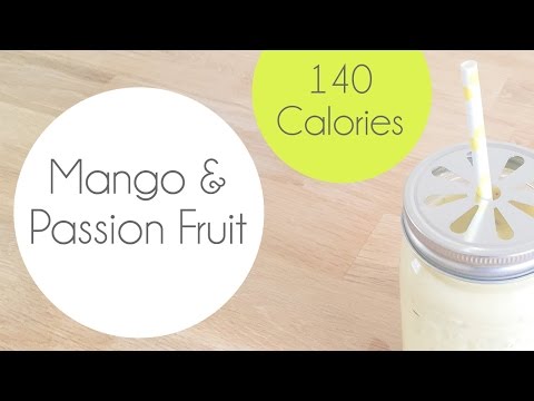 how-to-make-a-mango-&-passion-fruit-smoothie---140-calories