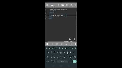 Video SMK: Belajar HTML bag 4 (alignment)