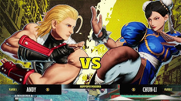 Fatal Fury: City of The Wolves Andy Vs. Chun-Li CPU Gameplay