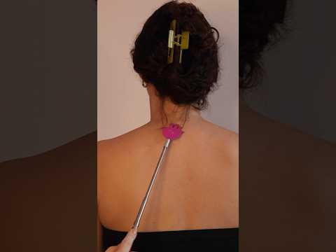 Back tracing with a scratcher tool ASMR 🩷✋ #asmr