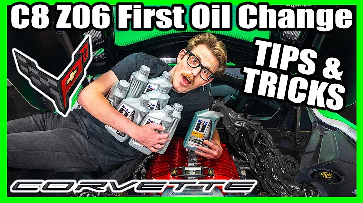 CHANGING MY C8 Z06 OIL FOR THE FIRST TIME!- Oil Change Kit