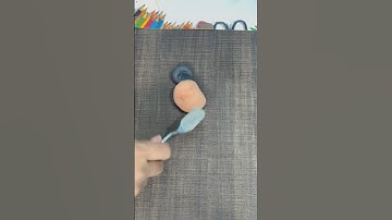 What color do mixed emotions make?   #colormixing #insideout #insideout2 #satisfying #shorts #clay