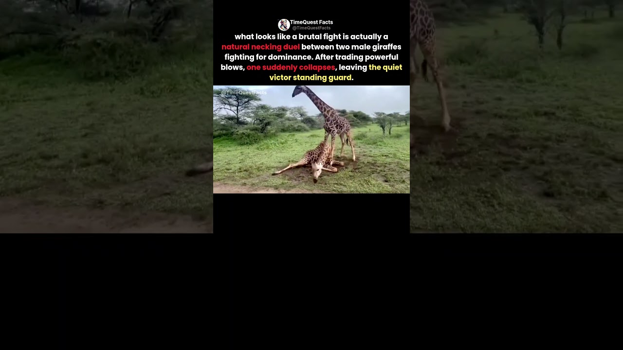 When Wildlife Turns Into a Real-Life Arena #shorts