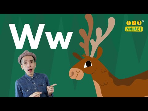 Canción De Letra W El Wapití 123 Andrés Canta Las Letras 