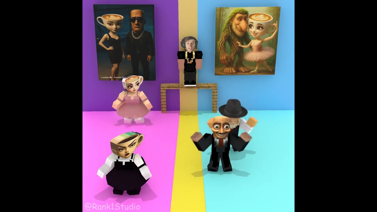 Black Ballerina vs Pink Ballerina - who will win? 🤔