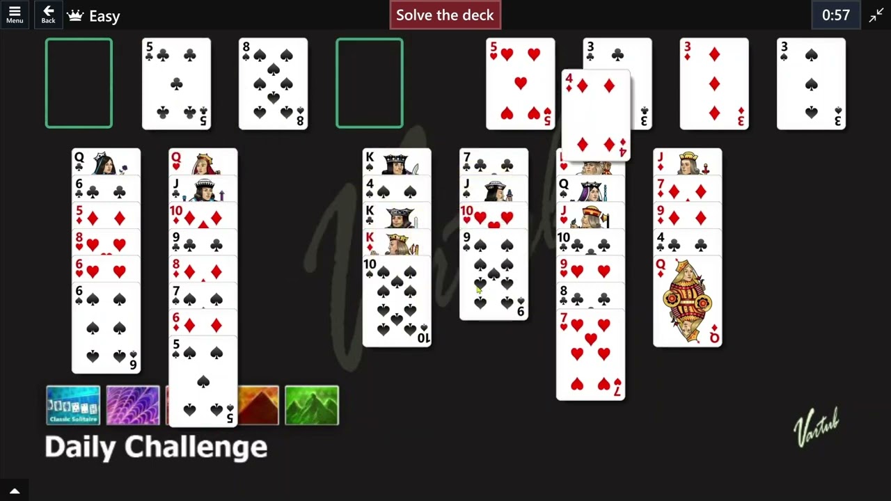 Microsoft Solitaire Collection - ♤♥ Community Challenge: Play