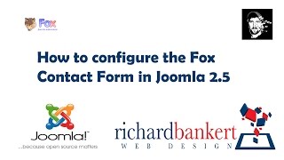 How to configure the Fox Contact Form in Joomla 2.5 Profile