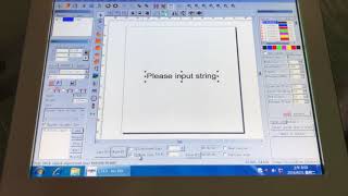 Scanner Marking Working Demo ---HBS Laser