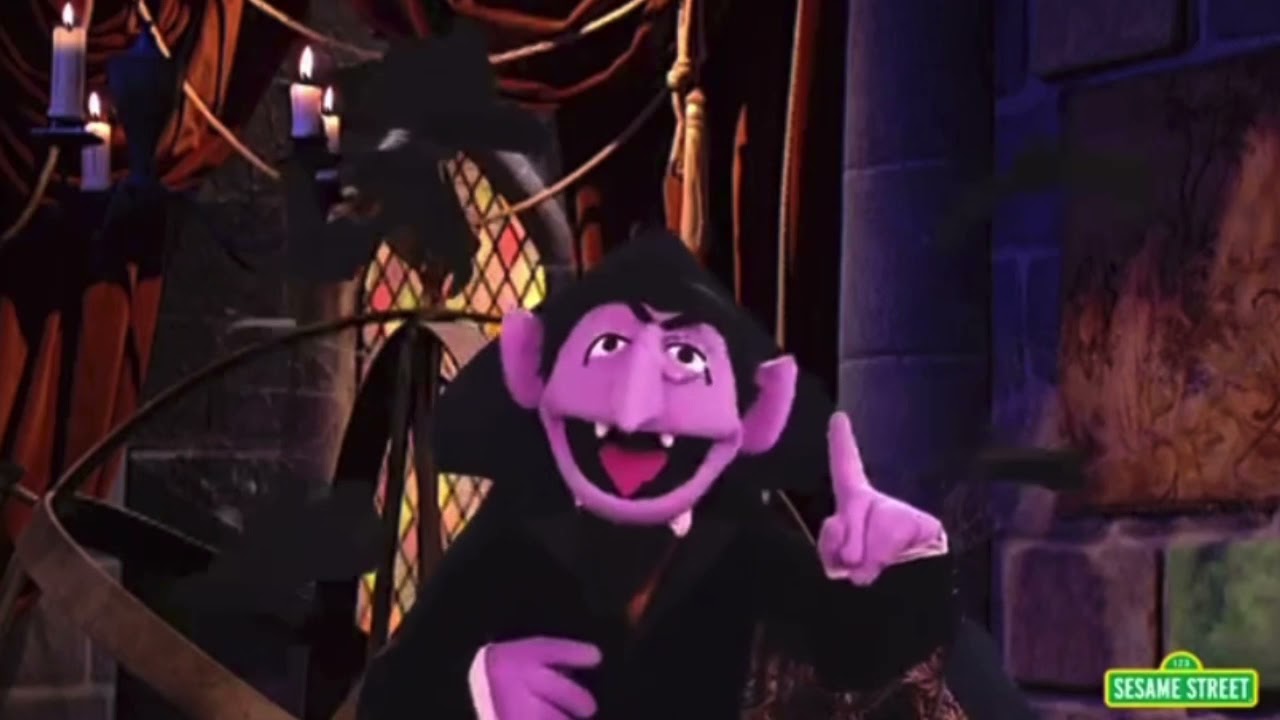 The Count Von Count Talks About Developing Math Skills Youtube