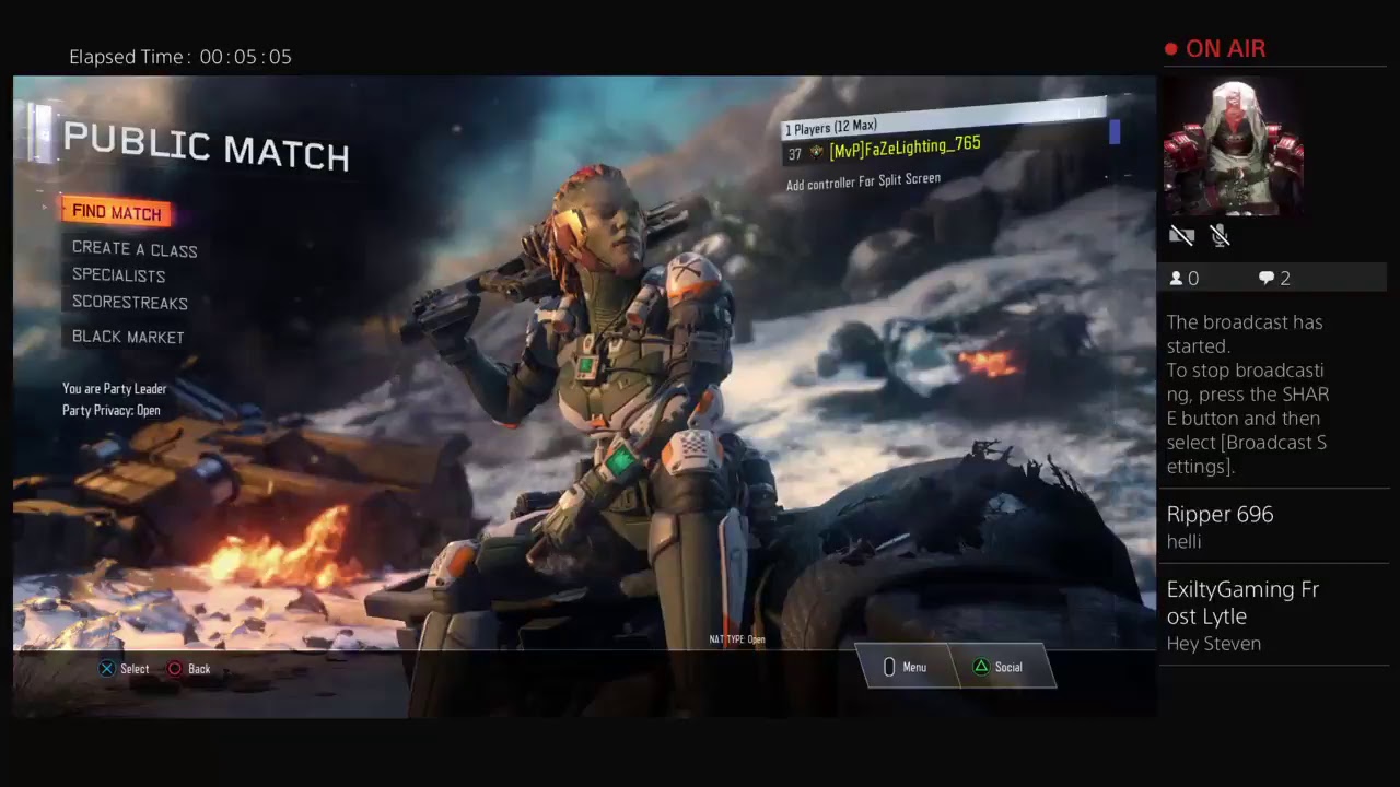 FaZeLighting_765's Live PS4 Broadcast