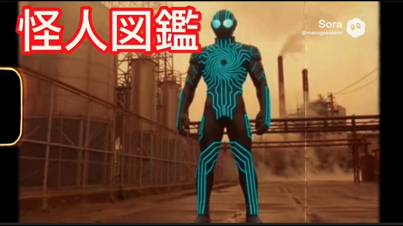 AIが考えた怪人図鑑　個性的な怪人たち　特撮映画　＃2