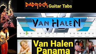 Panama  Van Halen  Guitar  Bass Tabs Lesson