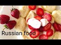 Vareniki / Russian food / Ukrainian food. Meditation