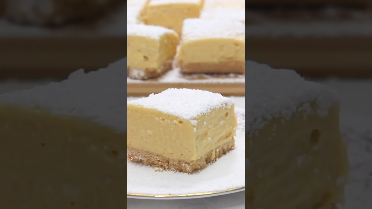 No-bake Baileys custard slice