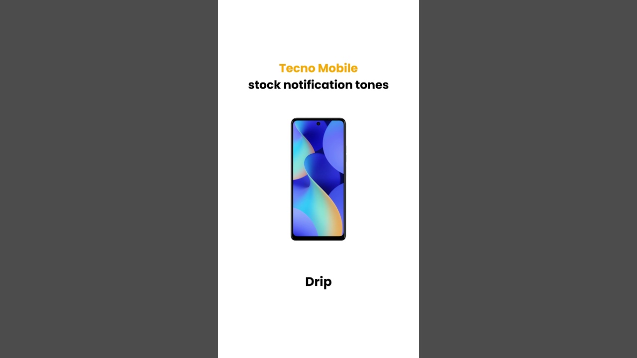 🔔Tecno Mobile Stock Notification Tones 