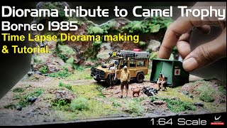 Making 64 Scale Diorama tribute to Camel Trophy Borneo 1985.