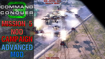 CnC 3 TW Campaign Advanced Mod 1.72 Nod Level 5 Washington DC Hard (4K Gaming)