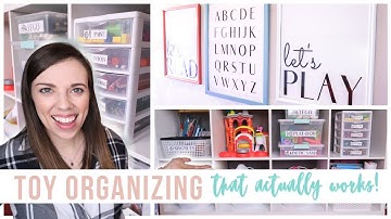 Toy organizing that actually works!! | FREEBIE LABELS