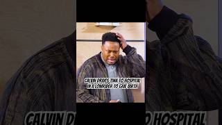Calvin drives Tina to hospital in a lowrider to give birth #foryou #funny#series #comedy #shorts