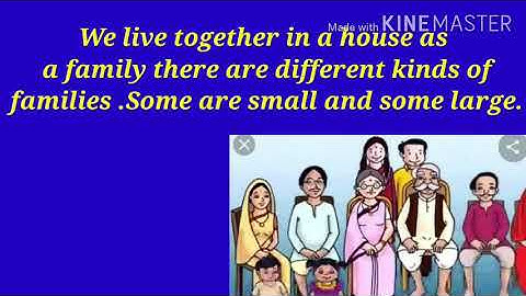 E.V.S - Class-2 Chapter-2 My Family ( Explanation)