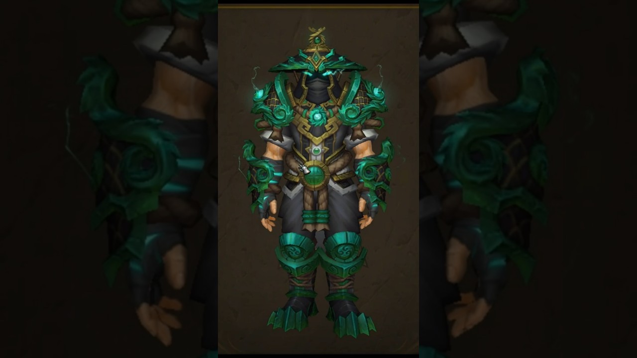 TIER 2 MONK ARMOR SET  20TH ANNIVERSARY WORLD OF WARCRAFT 