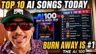 Top 10 AI Songs Today | The AI 100 – Burn Away (Cinematic Rap Version)