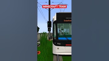 watch the signal change! #minecraft #gaming #train #minecrafttrain #tram #realtrainmod #rtm