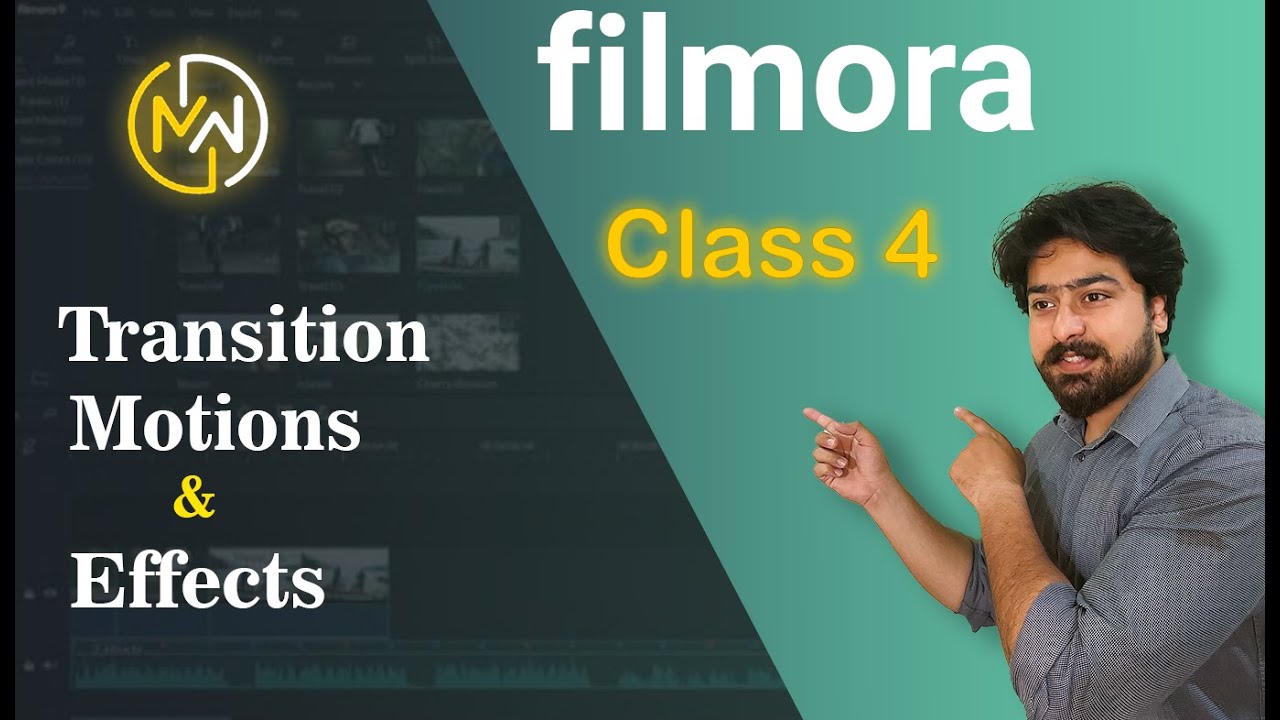 How To EDIT Transitions | "What are Motions and Effects" in Filmora 9 ...
