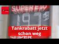 Konzerne schnappen Autofahrern Tankrabatt jetzt schon weg
