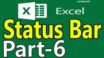 MS Excel 2016 Tutorial in Hindi / Urdu Part 6