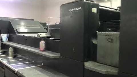 Heidelberg Speedmaster CD 102-5+LX (UV) used offset printing press 5 colours with coater MEK16238
