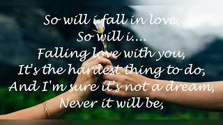 REVEL SOULS- WILL I FALLING LOVE WITH YOU Lyrics screenshot 3