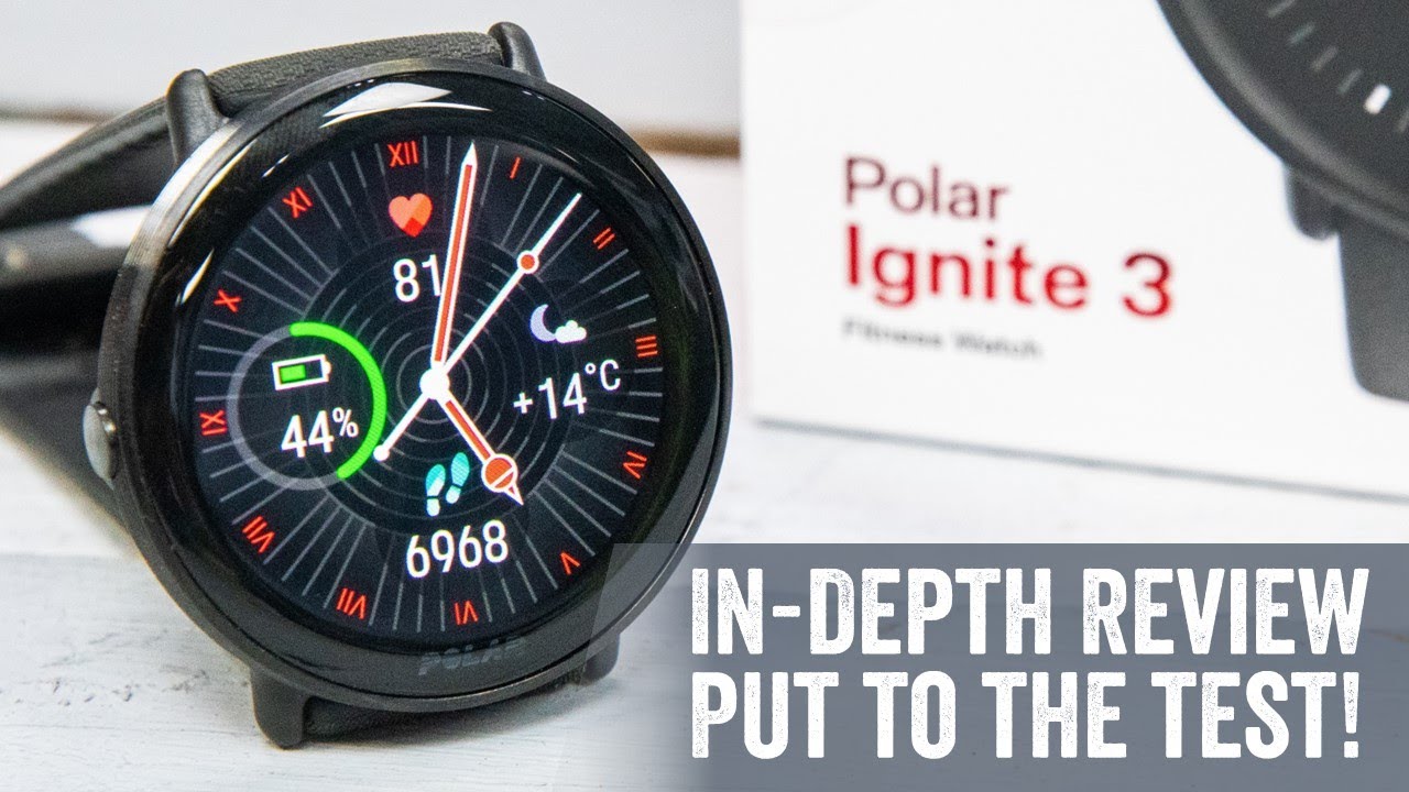 Polar Ignite 3 Watch, Golden