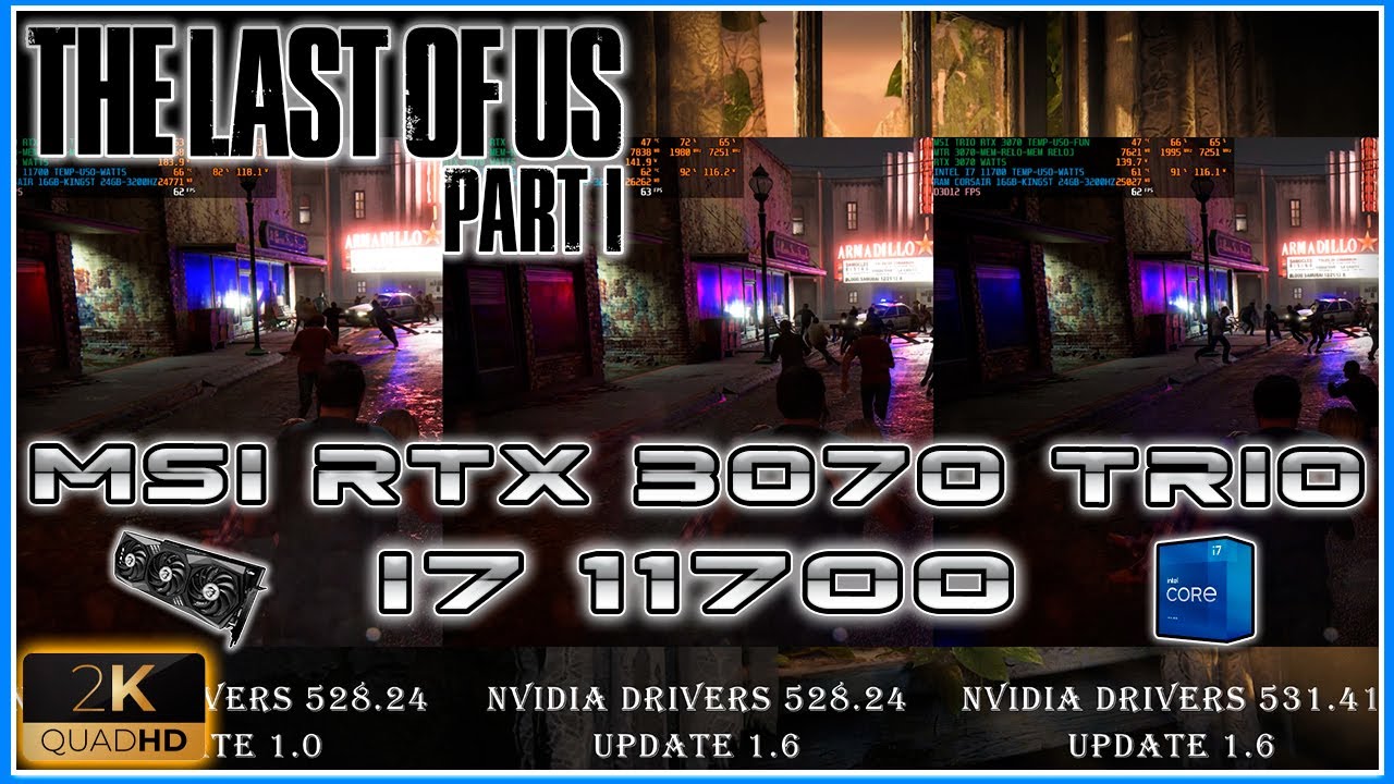 The ast of us part I ACTUALIZACION Test ✅ RTX 3070 I7 11700