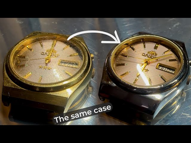 綺麗な稼働品ORIENT CAMEO MECHANICAL RING WATCH NOS Vintage Orient Crystal Automatic Watch, Mechanical