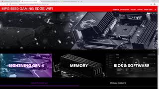 MSI B550 motherboard first impressions.