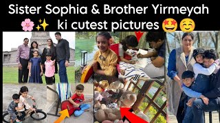sister Sophia & brother yirmeyah ki cute pictures🌸🤩 #ankurnarulaministries @AnkurNarulaMinistries