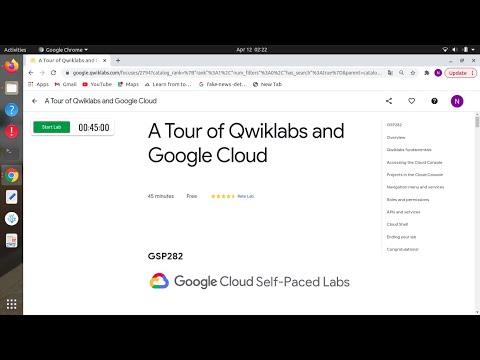 A Tour of Qwiklabs and Google Cloud | GSP282