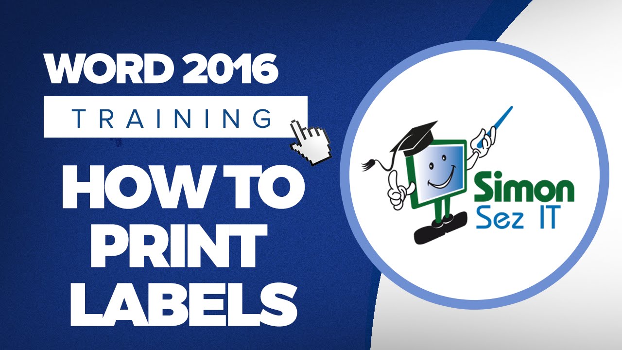 how-to-print-labels-in-microsoft-word-2016-youtube