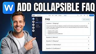 Wix FAQ Drop Down - How to Add Collapsible FAQ in Wix