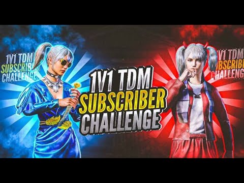 BGMI Live stream 1v1 With Subscriber
