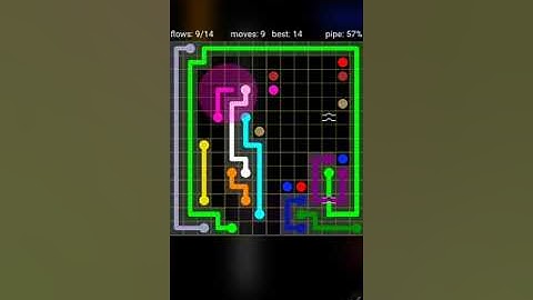 How To Solve Flow Free Bridges 14x14 Mania Pack Level 21 Board Walk Through Solution Walkthrough