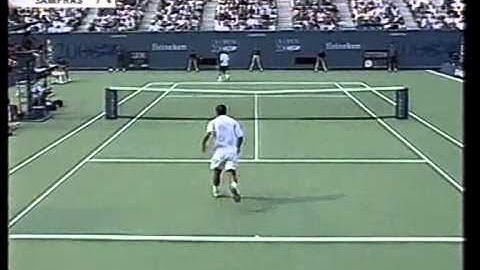 Pete Sampras classic down the line forehands