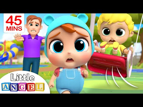 Play Safe at the Playground | Little Angel Kids Songs & Nursery Rhymes