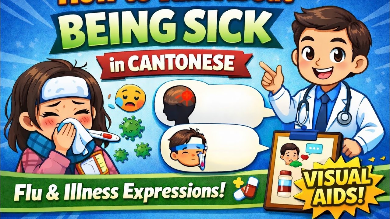 How to Talk About Being Sick in Cantonese | Flu & Illness Expressions ...