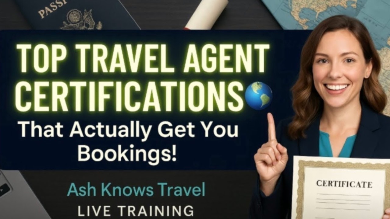 Travel Agent Certifications LIVE REPLAY
