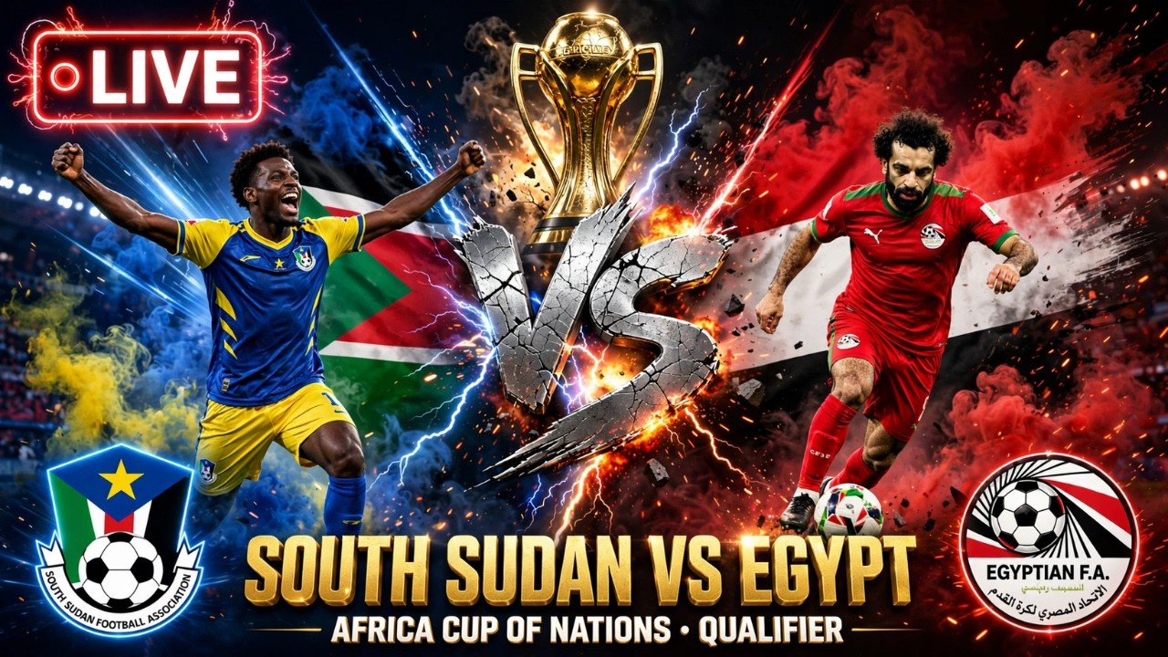 🔴 LIVE: South Sudan vs Egypt | Africa Cup of Nations Qualifier | Live Score & Watch Along